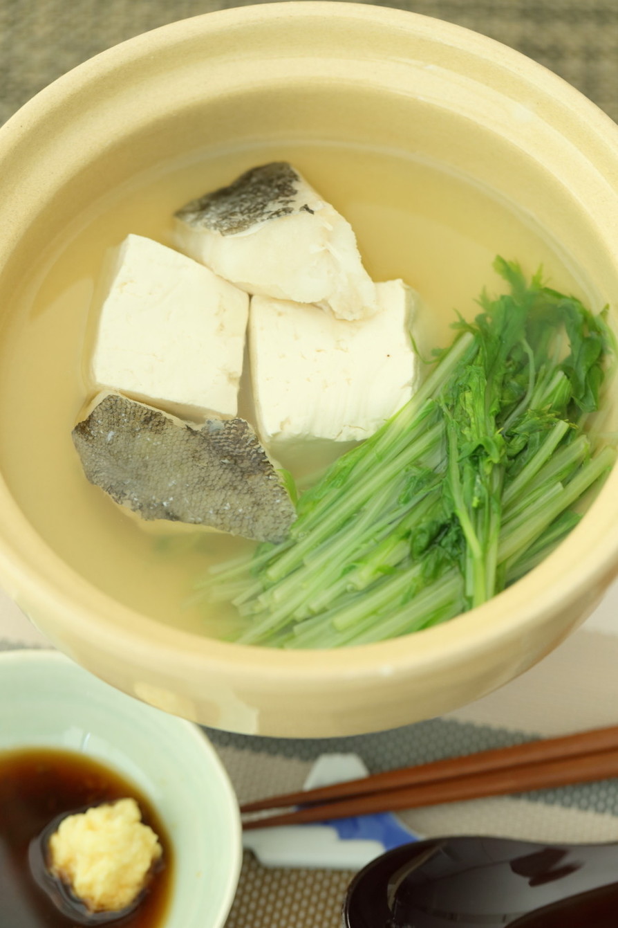 鱈入りダシの効いた湯豆腐✤の画像