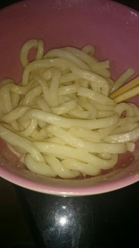 火を使わない!たらこうどん⭐