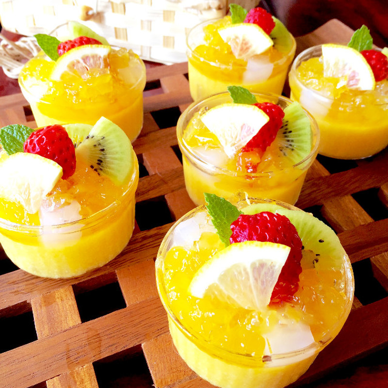 【みんなが作ってる】 マンゴージュース プリンのレシピ ...