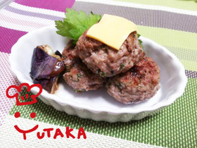 簡単☆パセリたっぷりん☆豆腐ハンバーグ
