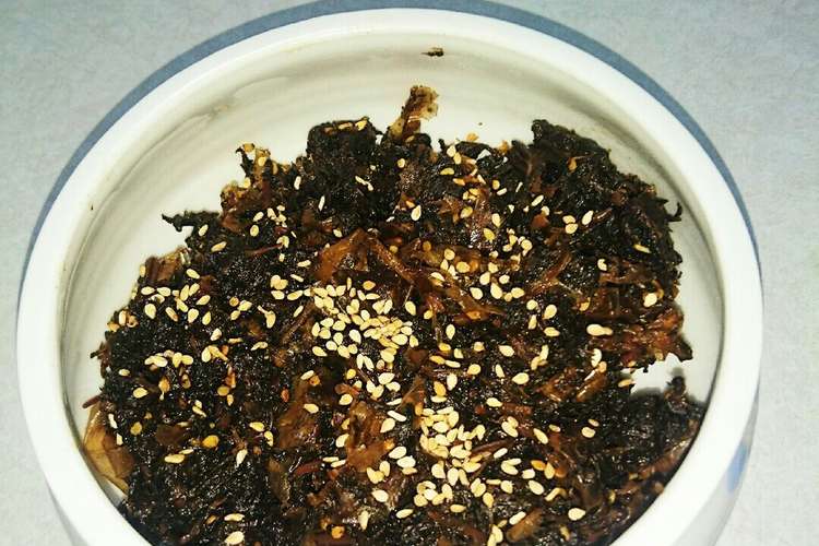 梅干しの紫蘇を使って 紫蘇佃煮