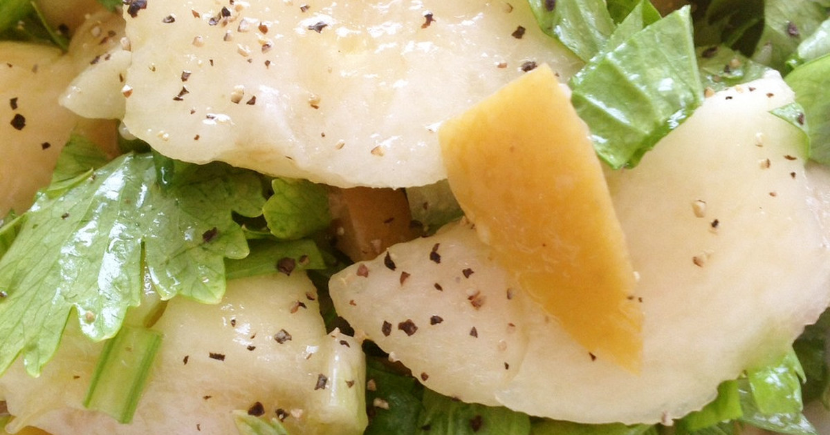 桃のゼリーサラダのレシピ