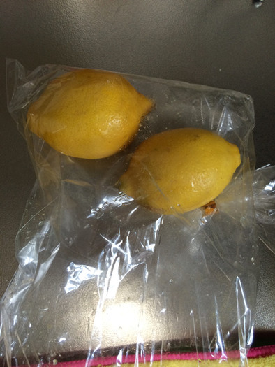 外国産 レモン 洗い方の写真
