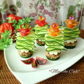 冷凍ハンバーグde花咲くピンチョス