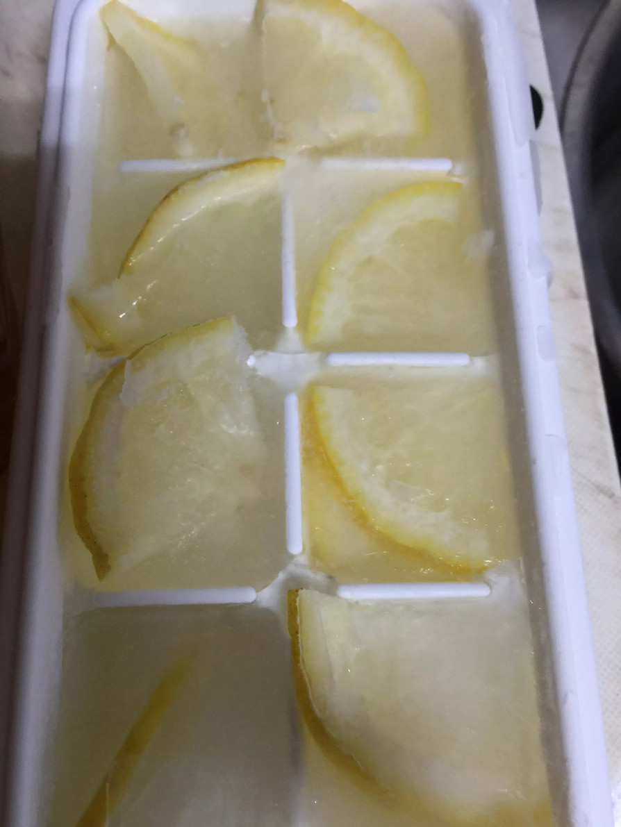 レモンの氷の画像