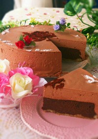 ♡2層のショコラチーズケーキ♡