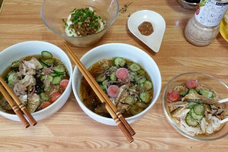 ハタハタで冷汁風そうめん レシピ 作り方 By 753和み四つ葉 クックパッド 簡単おいしいみんなのレシピが363万品
