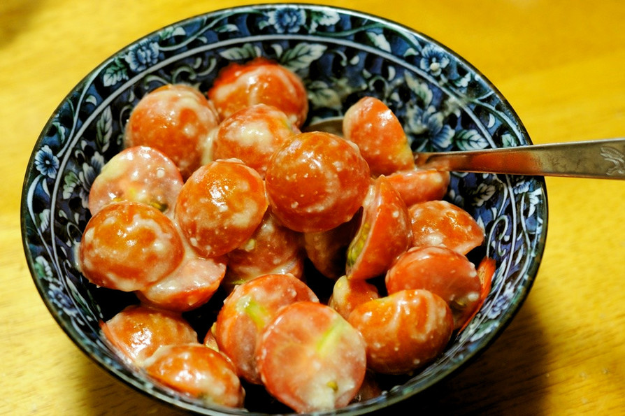 【杜氏流】ミニトマトの塩酒粕和えの画像