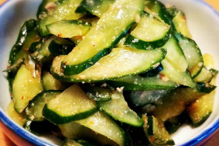 きゅうりのゴマ和え一味唐辛子入り レシピ 作り方 By クック漣ちゃん クックパッド 簡単おいしいみんなのレシピが373万品