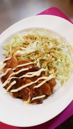 ☆すぐ出来る♪簡単豚バラキャベツ丼☆