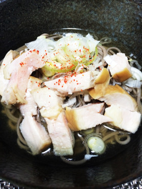 冷やし鶏肉そば