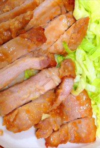 簡単！カロリーオフ豚の西京焼き風ステーキ
