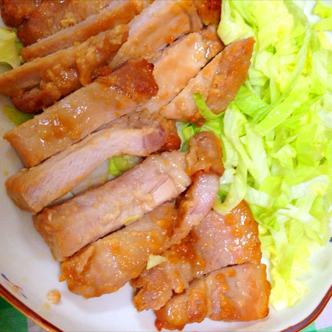 簡単！カロリーオフ豚の西京焼き風ステーキ