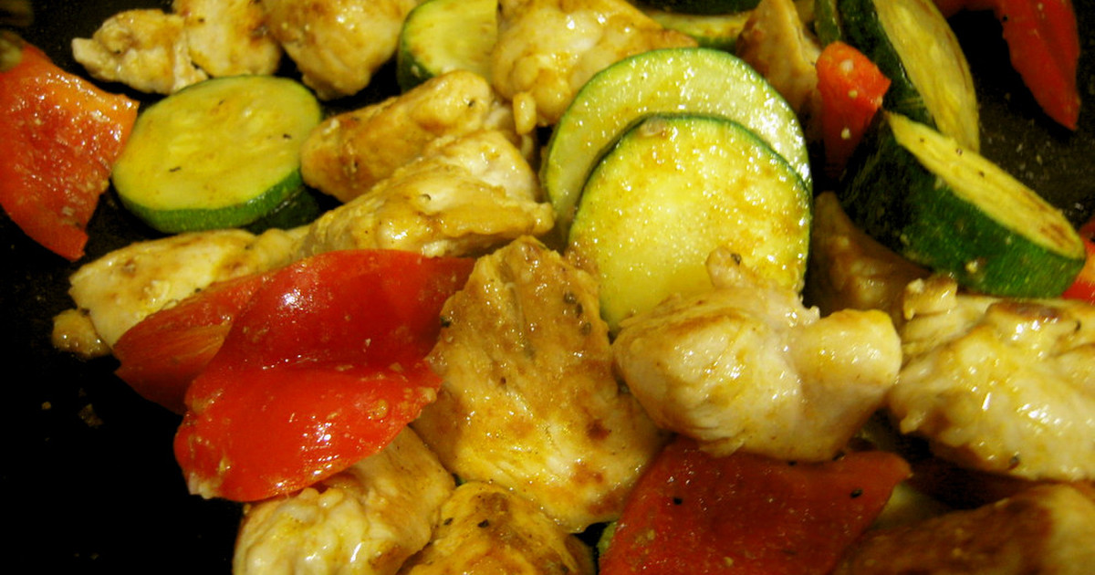 鶏肉と野菜のスパイシー炒めのレシピ