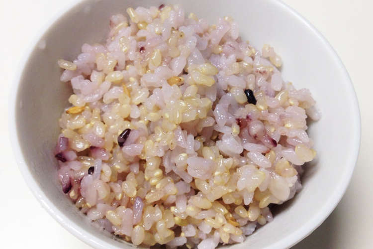 圧力鍋で炊く 玄米 白米 雑穀米ご飯 レシピ 作り方 By Nyc Kumiko クックパッド