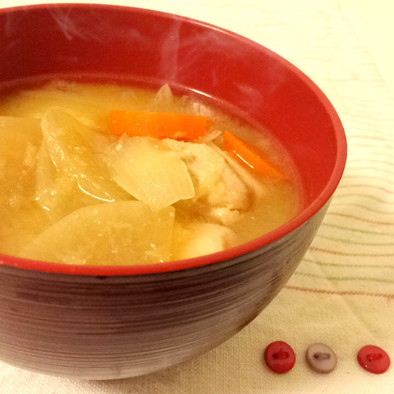 しょうが入味噌スープ -ほっとする味の写真