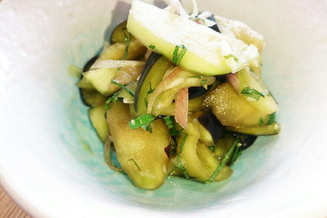 居酒屋気分 なすとみょうがのわさび和え レシピ 作り方 By ちっちゃほっか クックパッド 簡単おいしいみんなのレシピが379万品