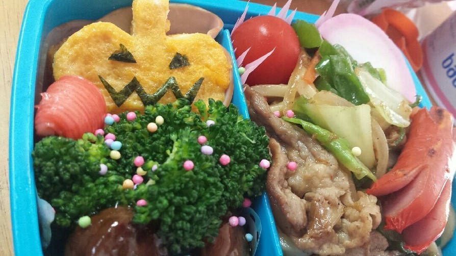 ☆ハロウィーン玉子のキャラ弁☆の画像