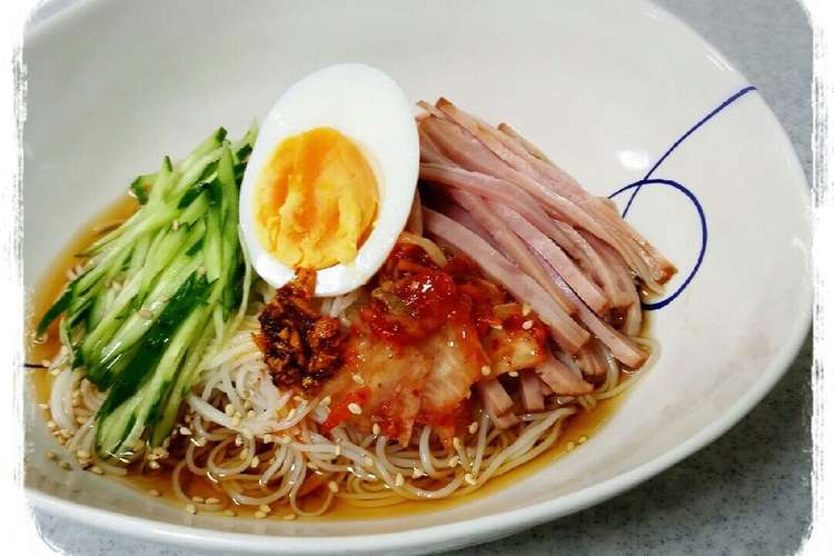 冷麺風そうめん レシピ 作り方 By 食の応援団 クックパッド 簡単おいしいみんなのレシピが355万品