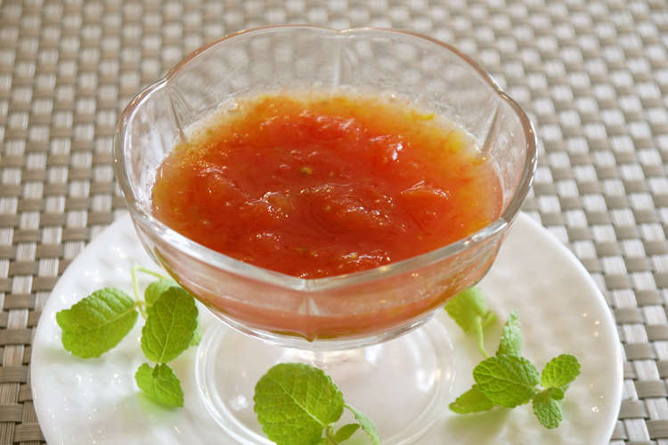 女子力ｕｐ ひんやりトマトゼリー レシピ 作り方 By スタイリッシュママ クックパッド 簡単おいしいみんなのレシピが375万品