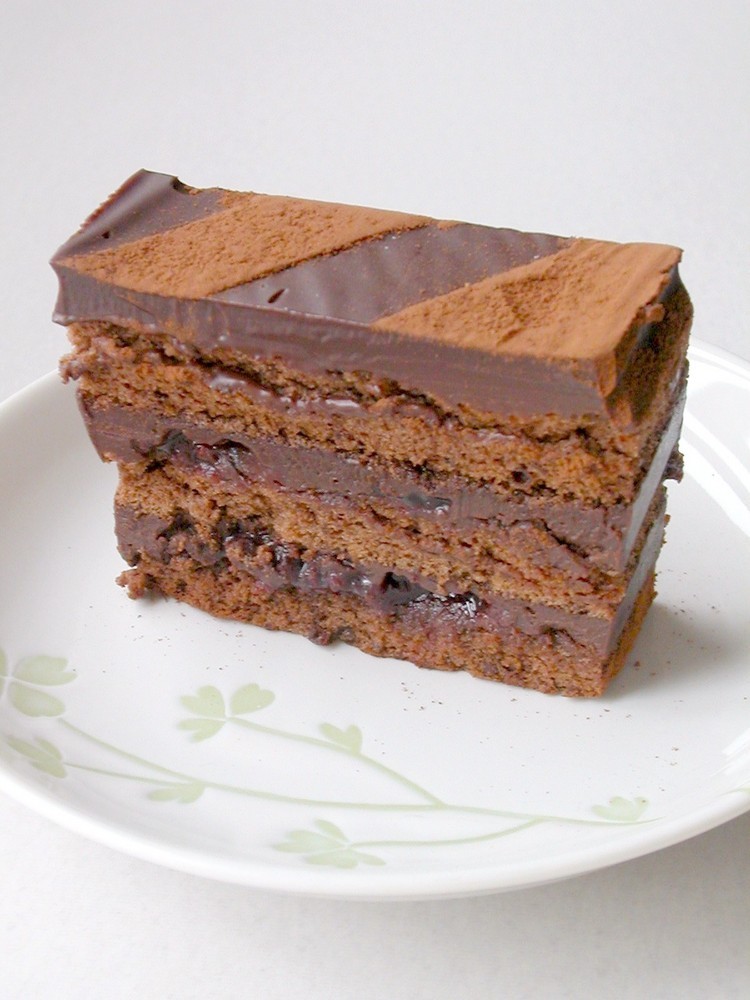 ●ブランデーチェリーの生チョコケーキ●の画像