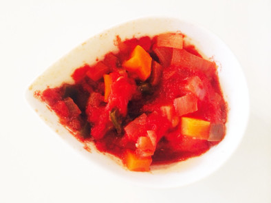 離乳食中期~ 野菜のトマト煮込みの写真