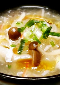 飲み干す美味さ♪ふわふわ大根の中華スープ