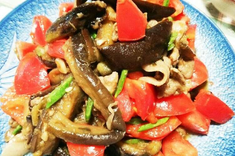 なすとトマトの炒めもの レシピ 作り方 By もうもも クックパッド