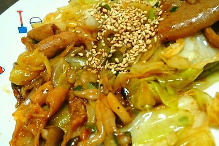 牛こてっちゃんで基本の野菜炒め レシピ 作り方 By Mrなべやん クックパッド 簡単おいしいみんなのレシピが366万品