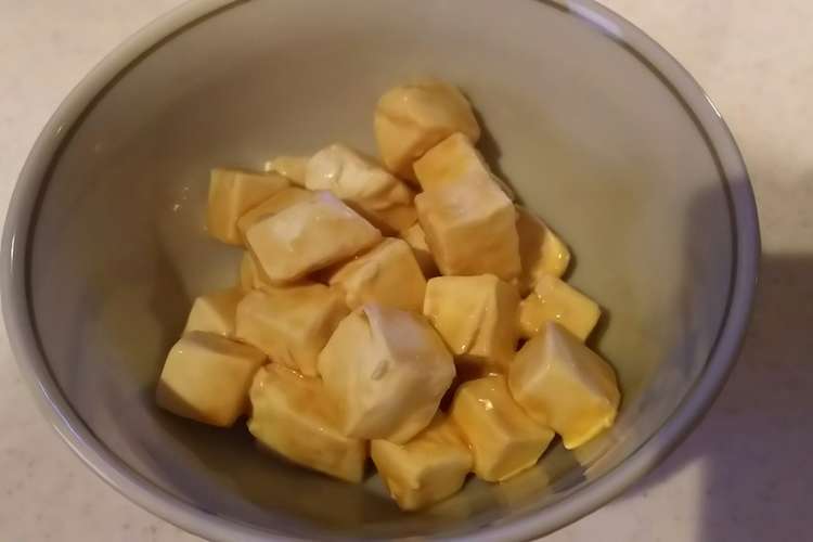 簡単 クリームチーズのにんにく醤油漬け レシピ 作り方 By みゆぽんママ クックパッド
