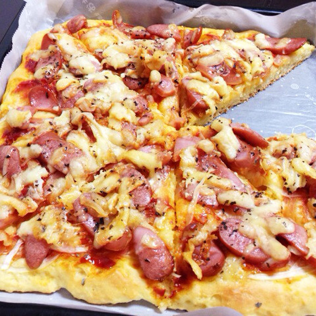 コストコパンケーキミックスで簡単ピザパン レシピ 作り方 By Sachan0510 クックパッド 簡単おいしいみんなのレシピが350万品