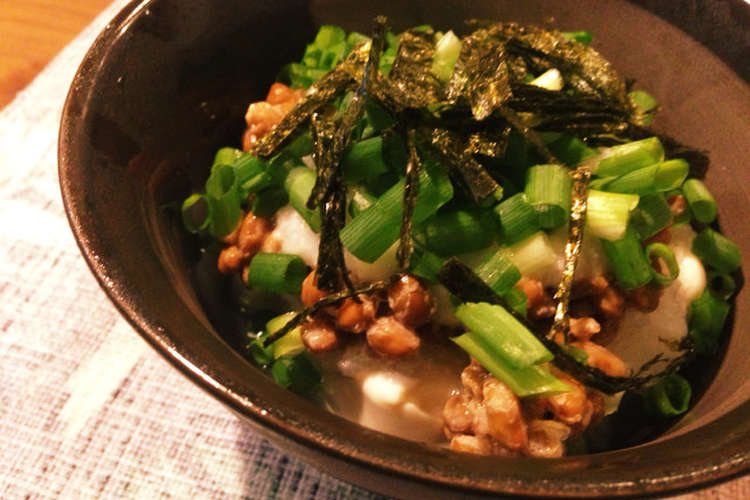 かけるだけ簡単 トロロ素麺つゆ納豆腐 レシピ 作り方 By ほそみお クックパッド 簡単おいしいみんなのレシピが354万品