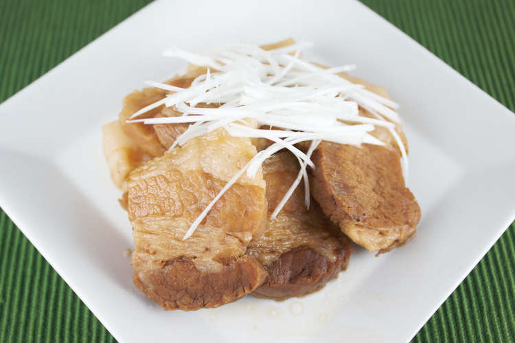 やわらか三枚肉 豚バラ肉 の煮つけ レシピ 作り方 By 調味料や 赤マルソウ クックパッド