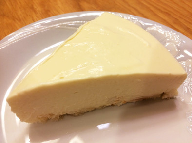 NZ産クリームチーズのレアチーズケーキの写真