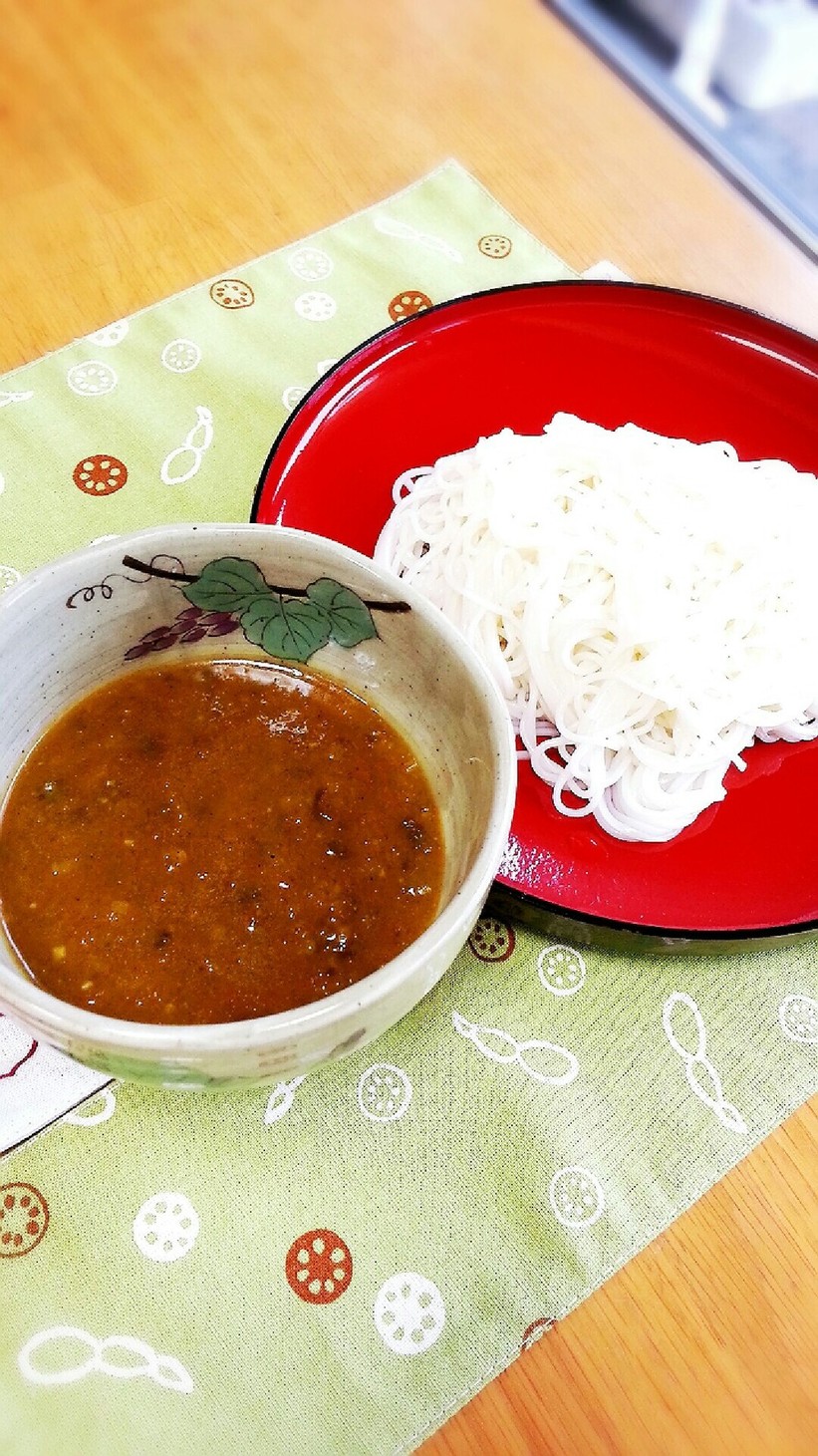 ☆カレーつけ麺☆アレンジ素麺で簡単ランチの画像