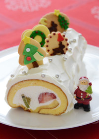 クリスマス♪マシュマロクッキーデコケーキ