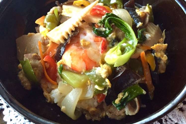 中華丼 具沢山 簡単アレンジ自在 レシピ 作り方 By まじゅじゅ クックパッド 簡単おいしいみんなのレシピが356万品