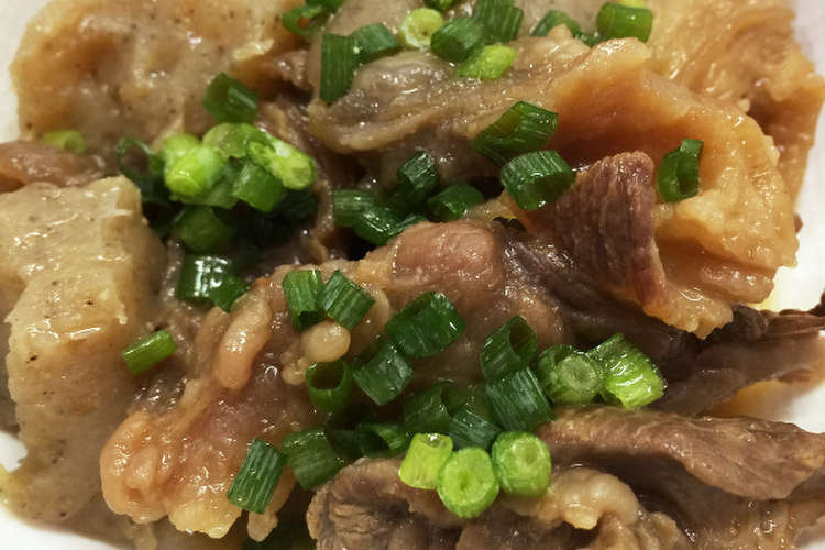 すじ肉とこんにゃくの土手焼き レシピ 作り方 By Mamizou クックパッド 簡単おいしいみんなのレシピが352万品