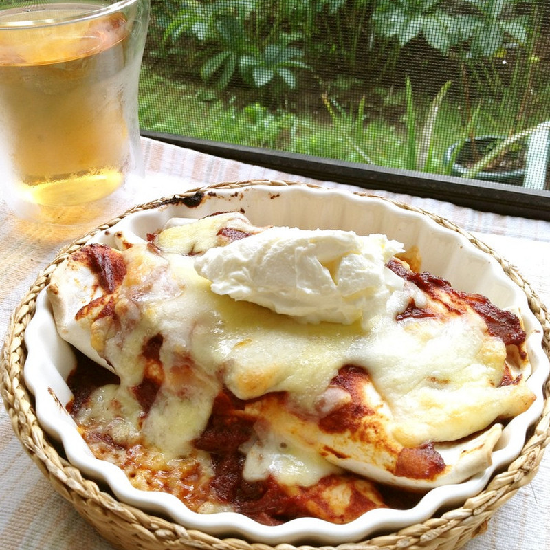 チーズチリエンチラーダのレシピ