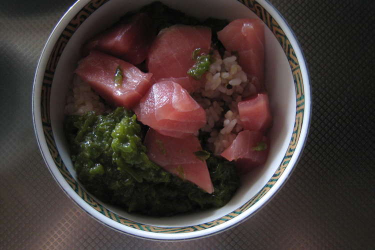 マグロのぶつ切りとメカブ丼 レシピ 作り方 By まるです クックパッド 簡単おいしいみんなのレシピが352万品