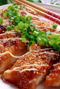 鶏胸肉の生姜ネギ味噌パン粉焼き♡