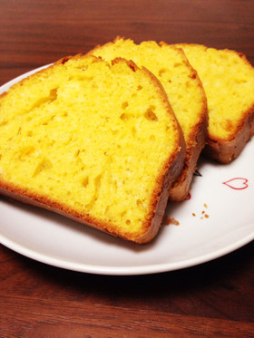 簡単しっとり!かぼちゃのパウンドケーキ