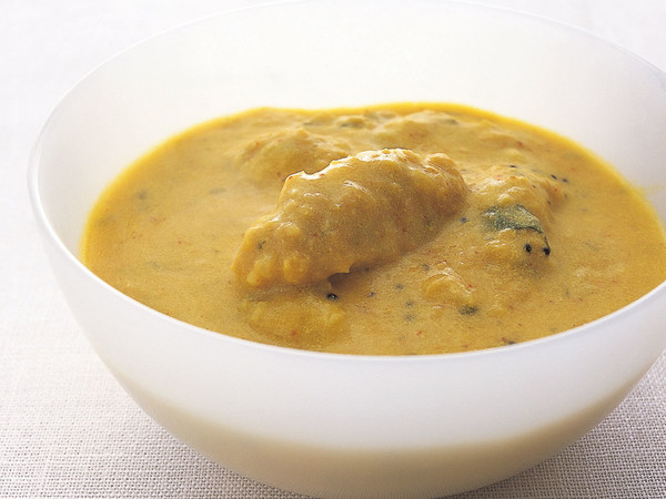 れんこん団子のヨーグルトカレー