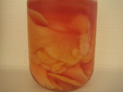 生姜の酢漬け（ガリ）の写真