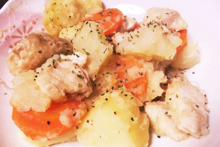 鶏肉の旨塩肉じゃが レシピ 作り方 By クッキーパパさん クックパッド 簡単おいしいみんなのレシピが368万品