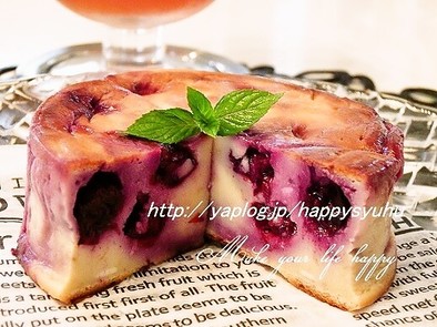 ブルーベリー☆チーズケーキの写真