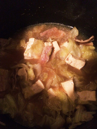 豚肉と豆腐のキャベツ煮☆の写真