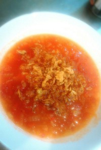 ミネストローネ風のトマトスープ