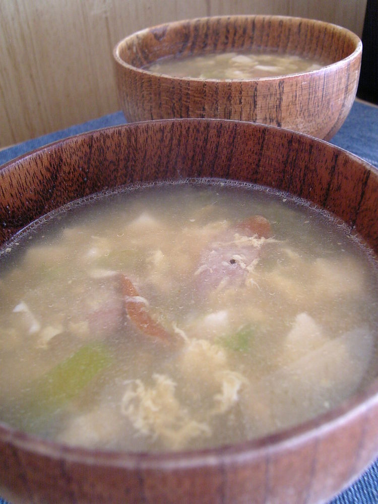 残り物OK☆かき玉スープの画像