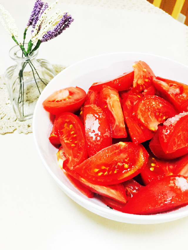 簡単＊そのまんま夏トマトでデザートの画像